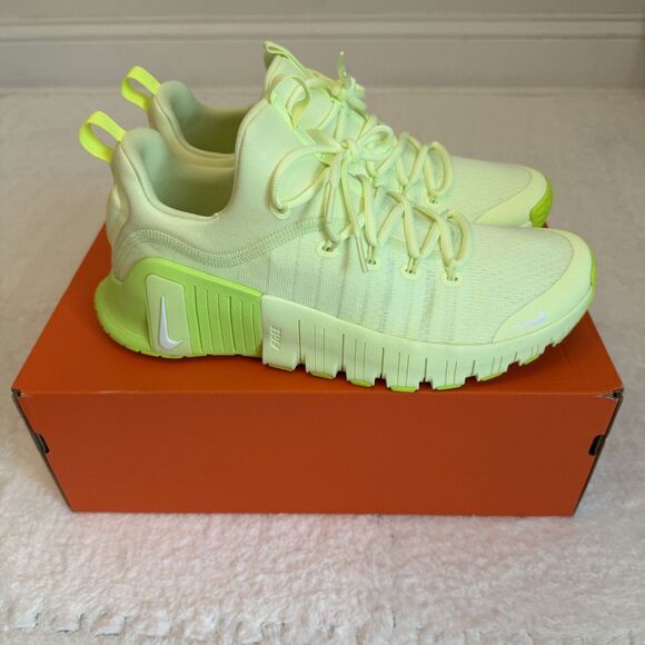 Nike Free Metcon 6 Mens 10.5 Womens 12 Barely Volt/White-Volt FJ7126-702 44.5 main image 7